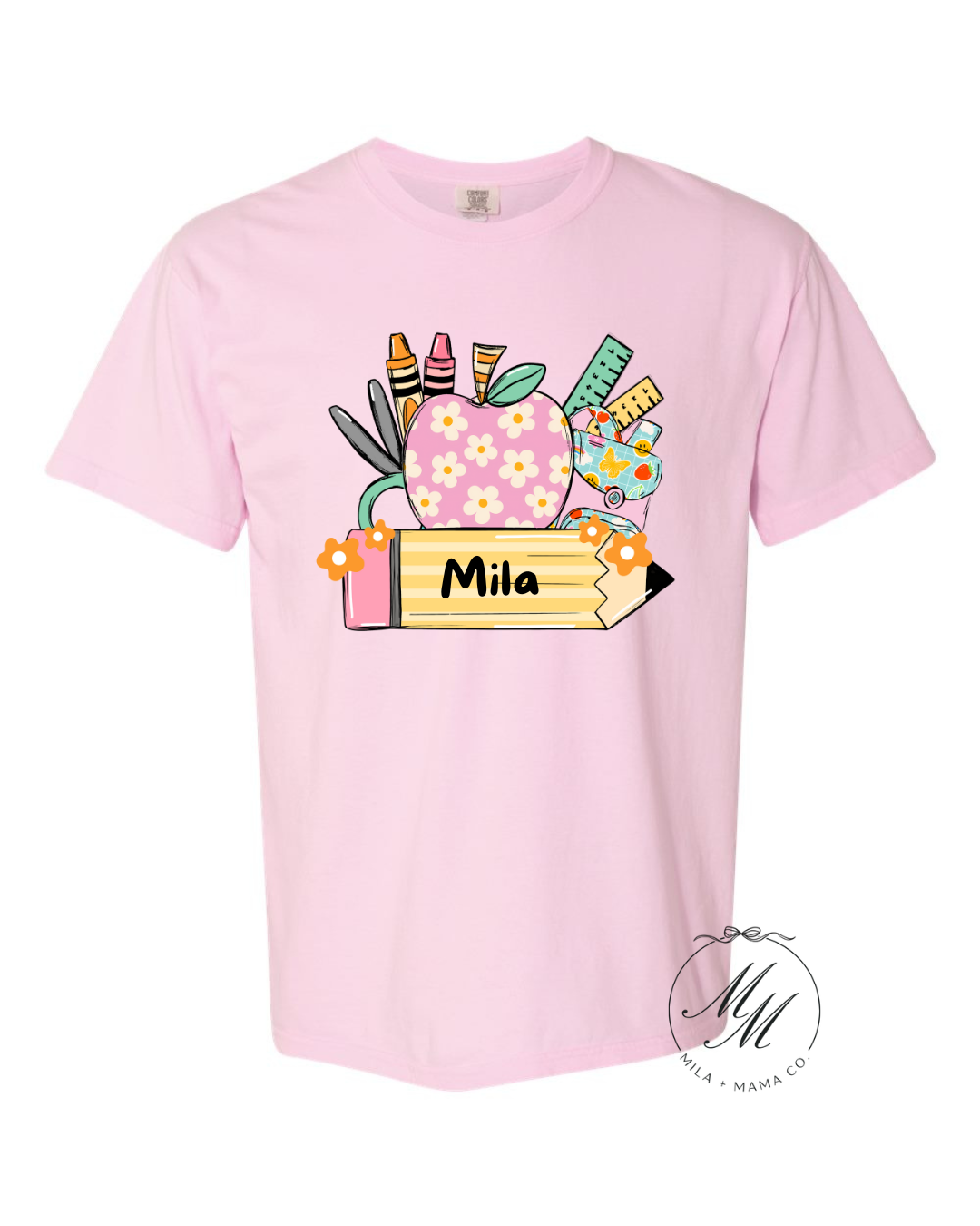 Kids Personalized School Tee