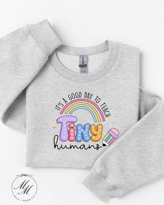 Teaching Tiny Humans Crewneck