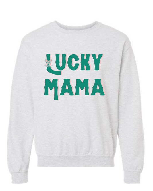 Lucky Mama Bow Crewneck