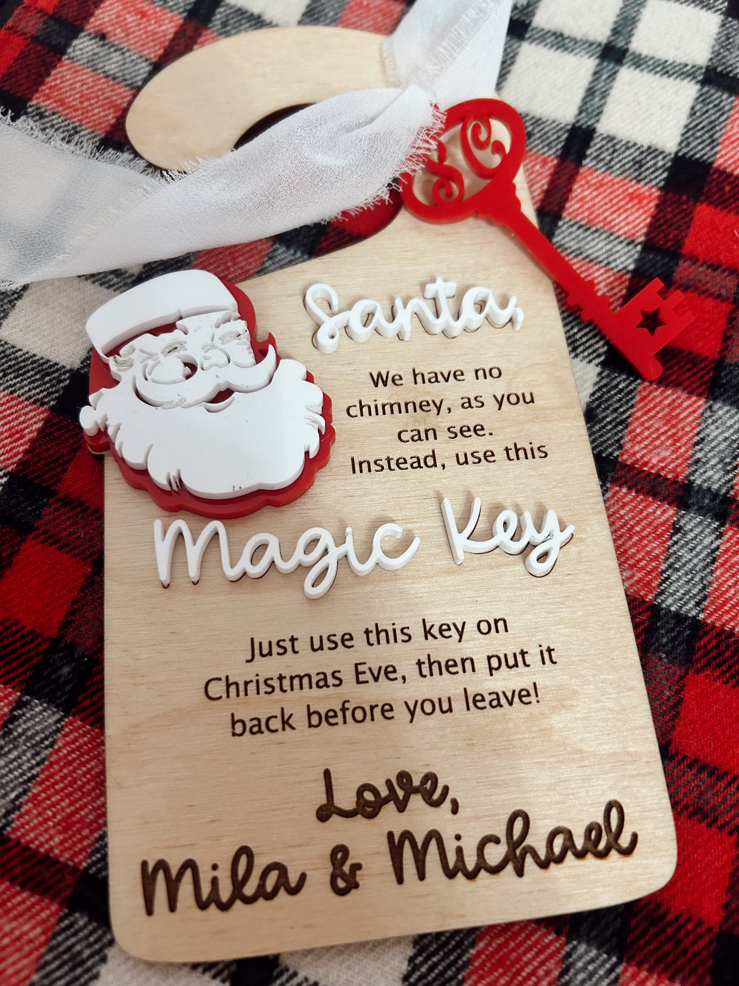 Santa Key Door Hanger