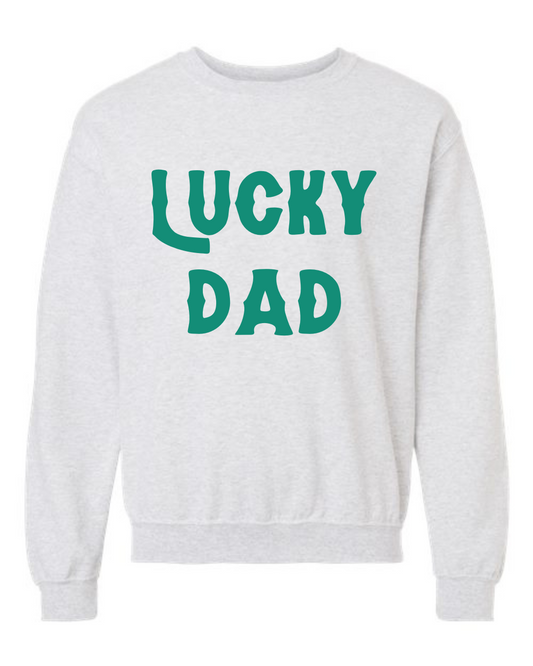 Lucky Dad Crewneck Sweatshirt