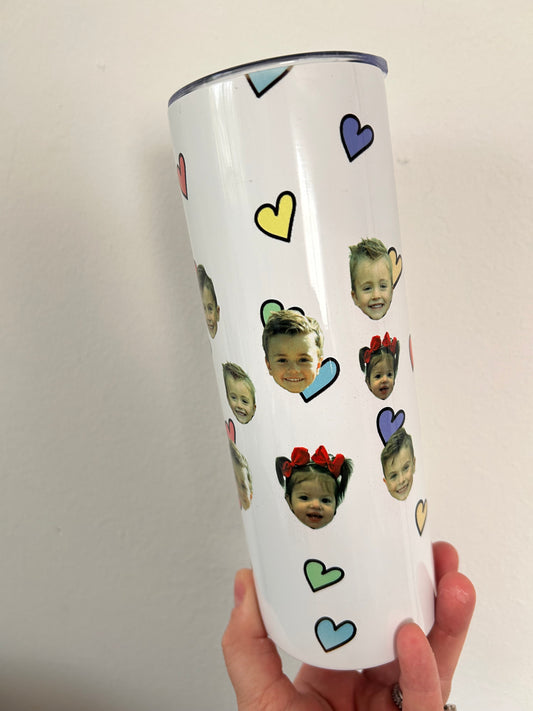 Skinny 20 oz Photo Tumbler