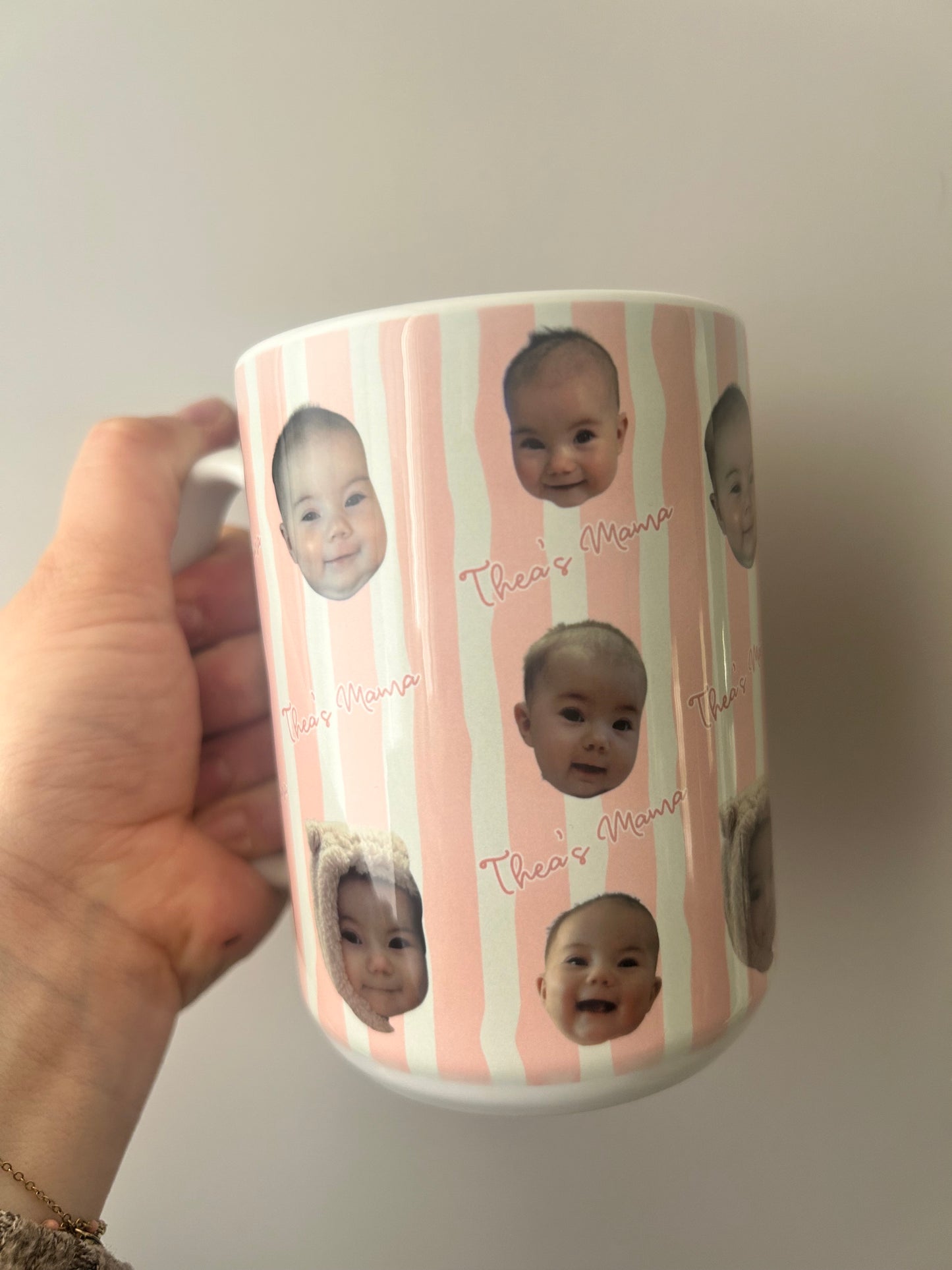 Photo Stripes Coffee Mug