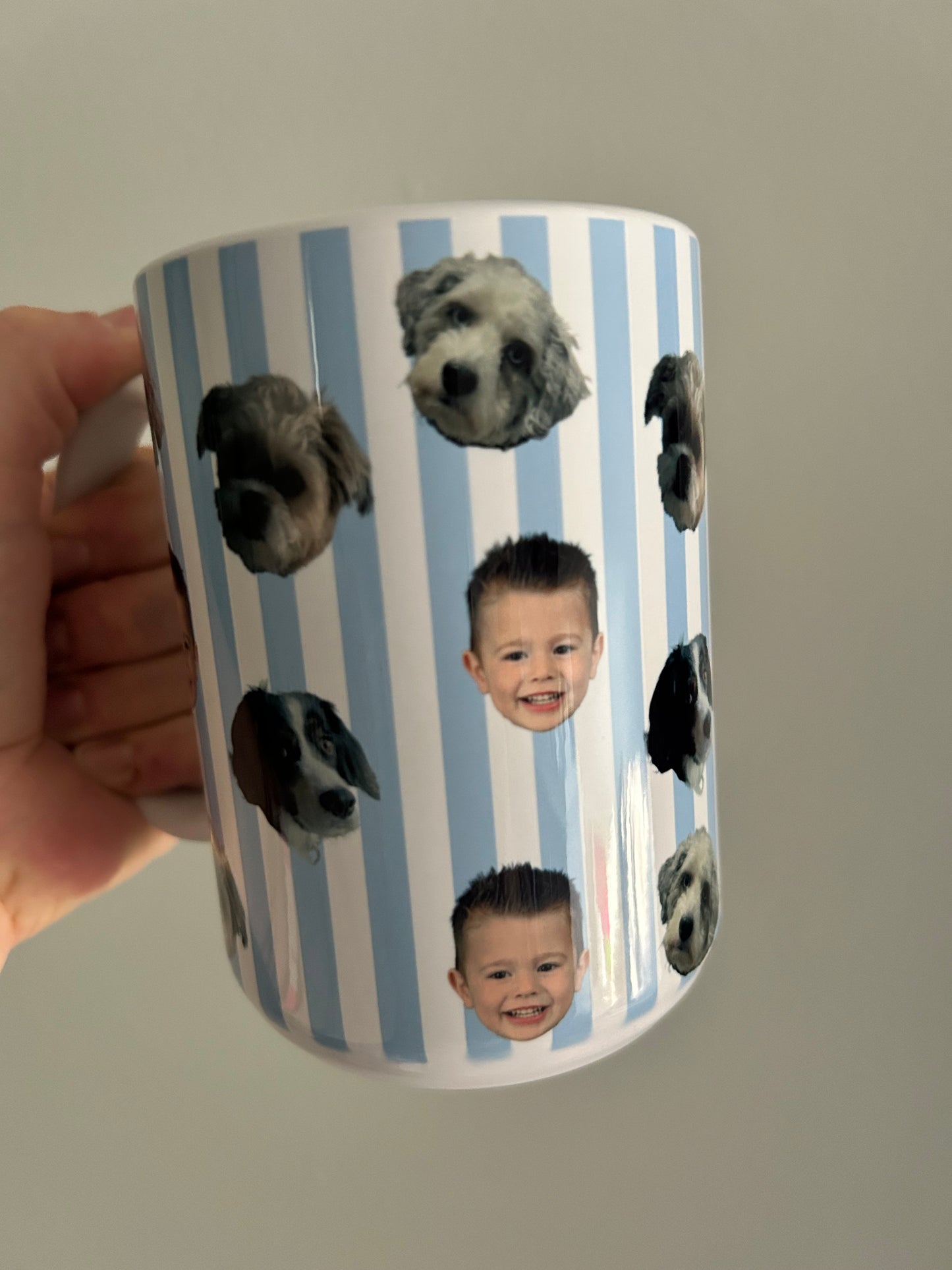 Photo Stripes Coffee Mug