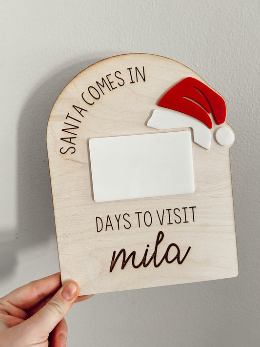 Santa Countdown Board