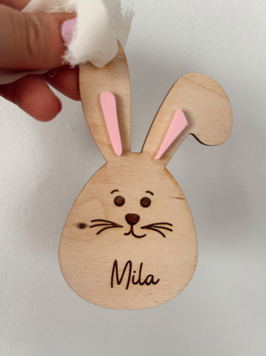 Wood Easter Basket Tags