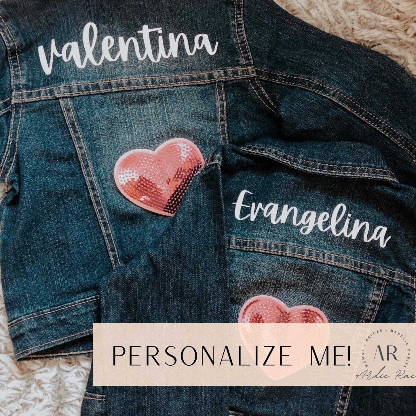 PERSONALIZED TODDLER DENIM JACKET